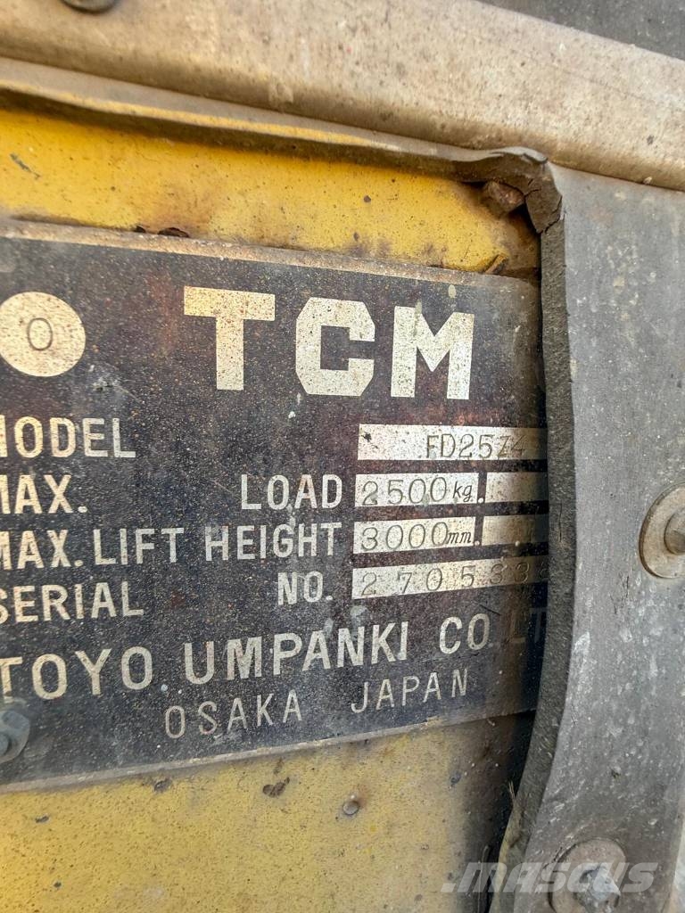 TCM FD 25Z4 Tarjoushinta! 디젤 지게차