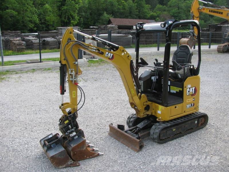 CAT 307.7CR Powertillt 2 žlici 450 delovnih ur Mini excavatoare < 7t