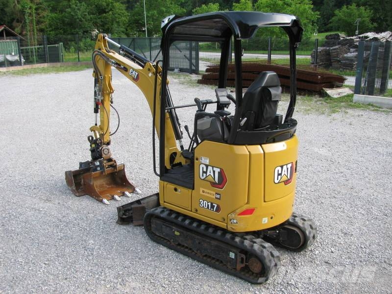 CAT 307.7CR Powertillt 2 žlici 450 delovnih ur Mini excavatoare < 7t
