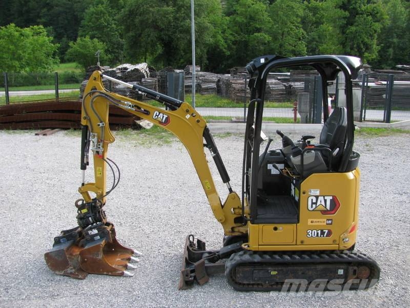 CAT 307.7CR Powertillt 2 žlici 450 delovnih ur Mini excavatoare < 7t