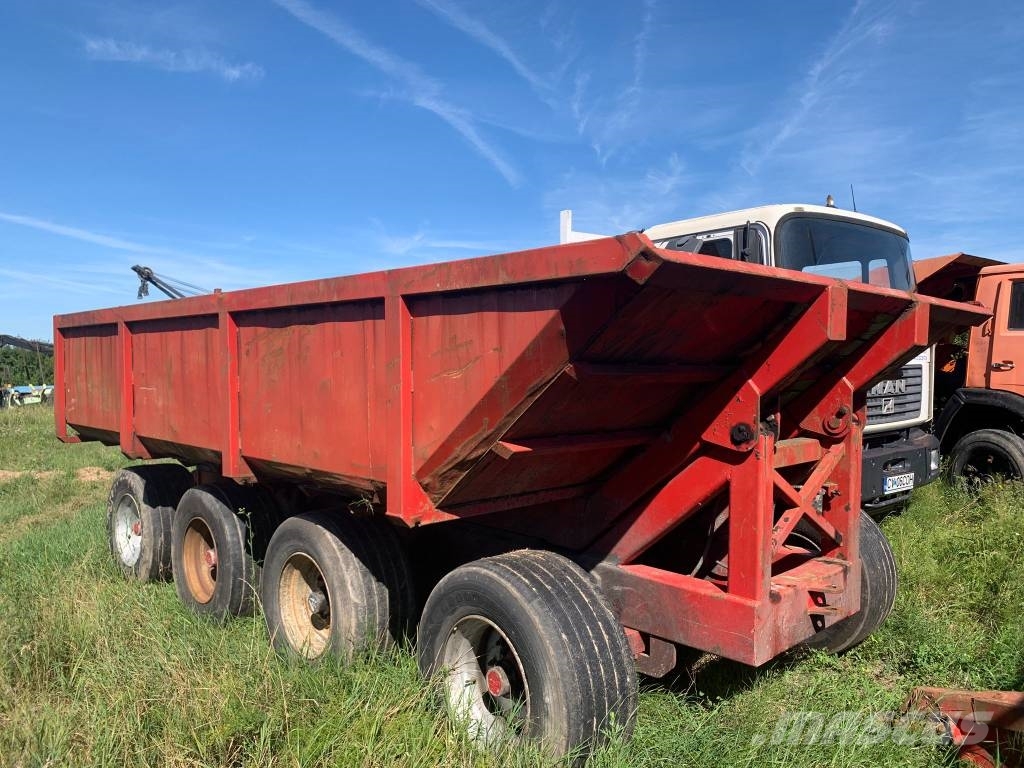 King 4 Axle Dobozos pótkocsik