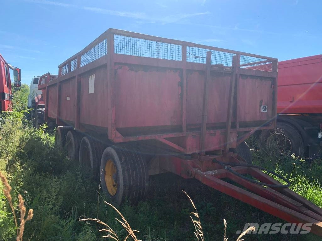 King 4 Axle Dobozos pótkocsik
