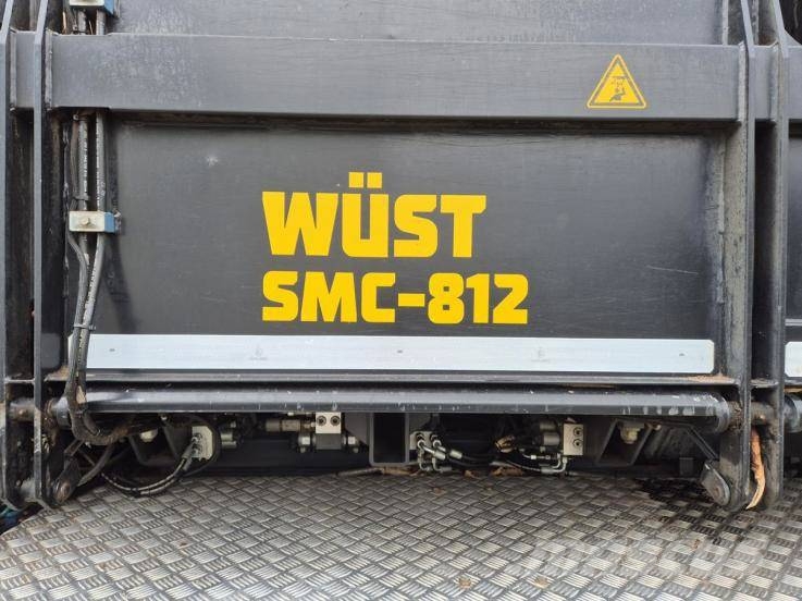 Volvo FMX540 6x6 / 34 tho. km/ WUST SMC-812 wood chipper ماكينات تقطيع أخشاب الحراجة