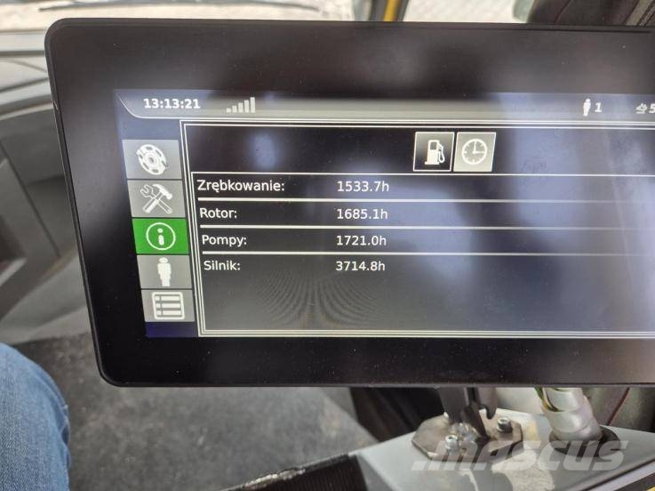 Volvo FMX540 6x6 / 34 tho. km/ WUST SMC-812 wood chipper ماكينات تقطيع أخشاب الحراجة