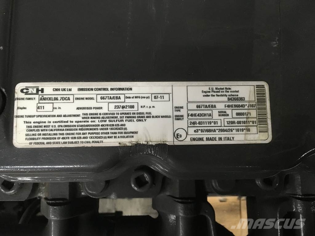 CNH IVECO 667TA/EBA NEW Κινητήρες