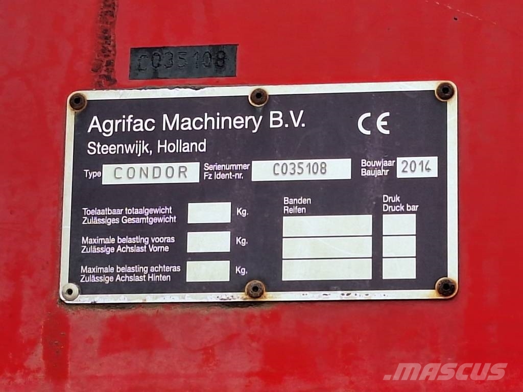 Agrifac Condor Zelfrijdende spuitmachines