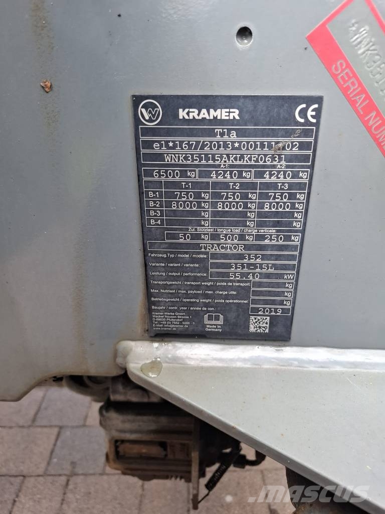 Kramer 8085 40 km/h Фронтальні навантажувачі