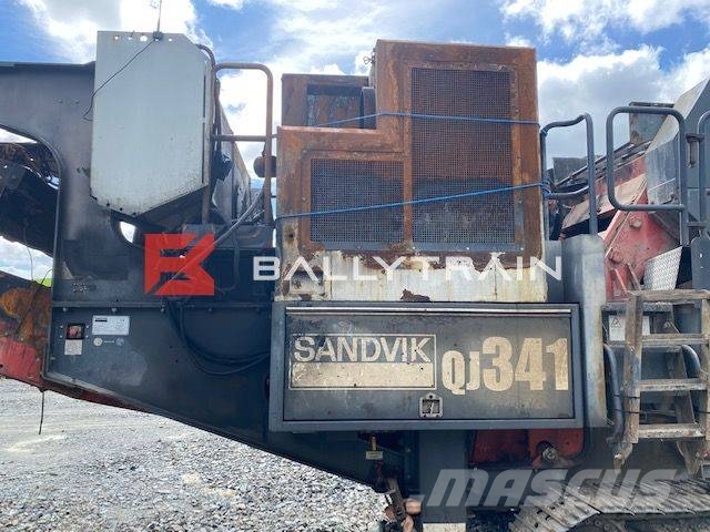 Sandvik QJ341 Jaw Crusher (Fire Damaged For Breaking) Mobile Brecher