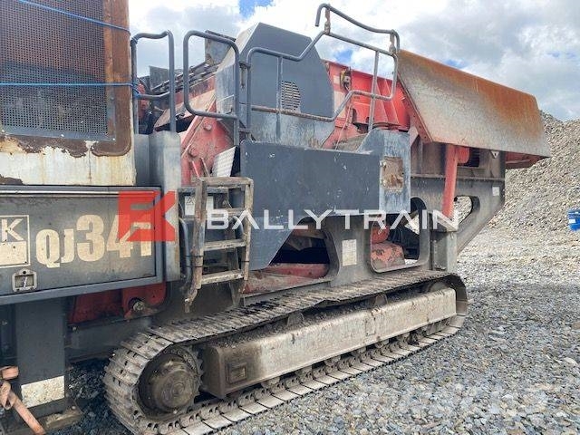 Sandvik QJ341 Jaw Crusher (Fire Damaged For Breaking) Mobile Brecher