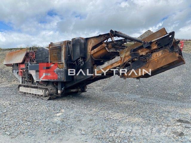 Sandvik QJ341 Jaw Crusher (Fire Damaged For Breaking) Mobile Brecher