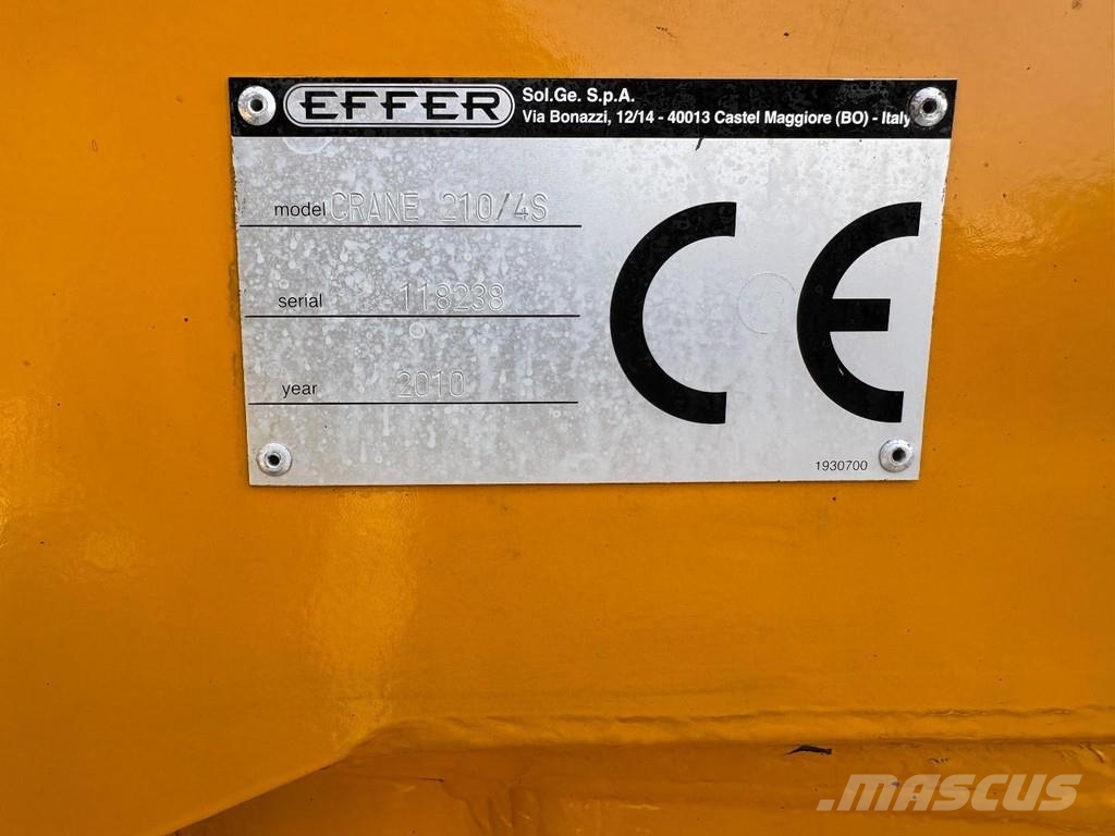 MAN TGS 33,360 + EFFER 210/4S 4 X EXT. + JIB 2 S 2 X E All terrain cranes