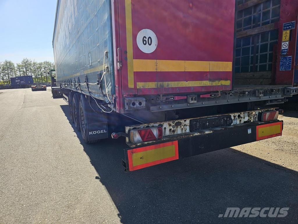 Kögel SN 24 - SLIDING ROOF - COIL - MERCEDES DISC Semirremolques de caja de lona