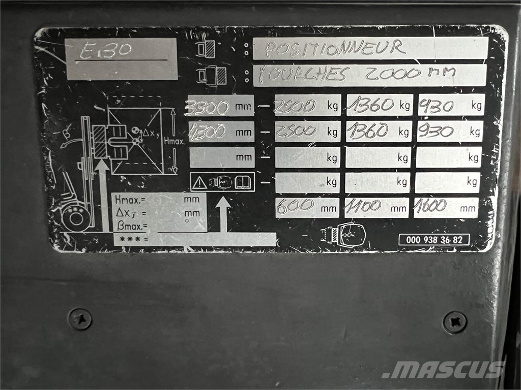 Linde E30 / 03 / 600 Elektriske trucker