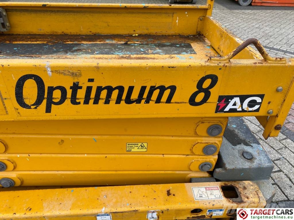 Haulotte Optimum 8 AC Electric Scissor Work Lift 777cm Šķerveida pacēlāji