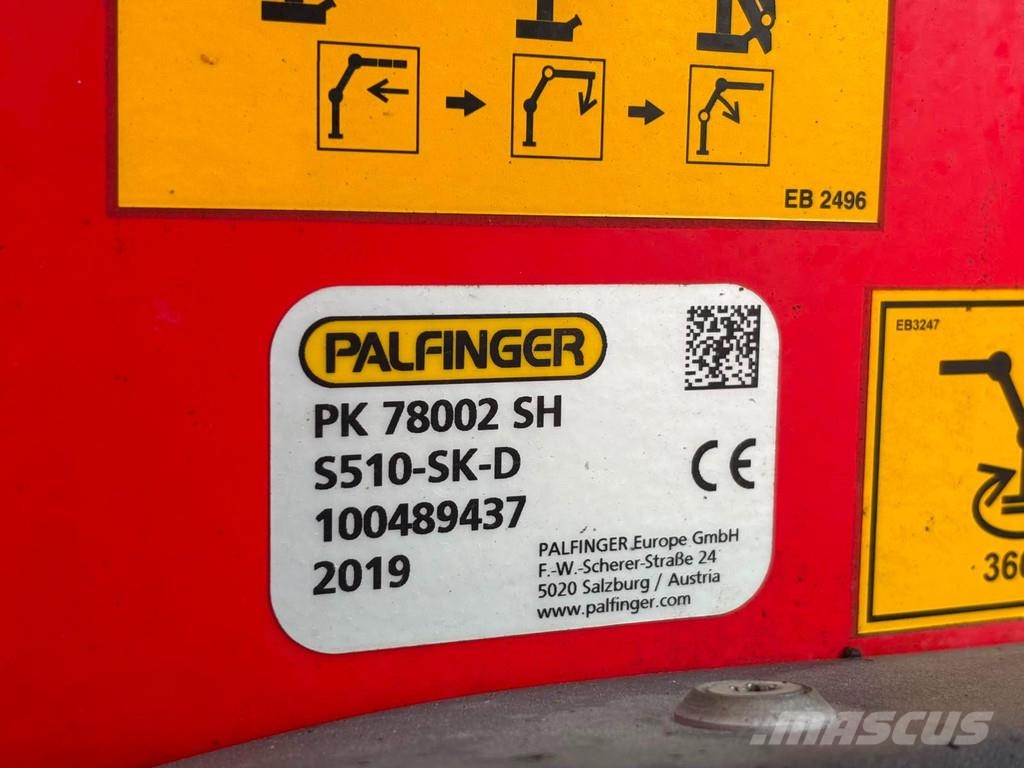 Scania R 580 8x2*6 PK 78002 + JIB / PALFINGER T15 ton / L شاحنات الرافعات