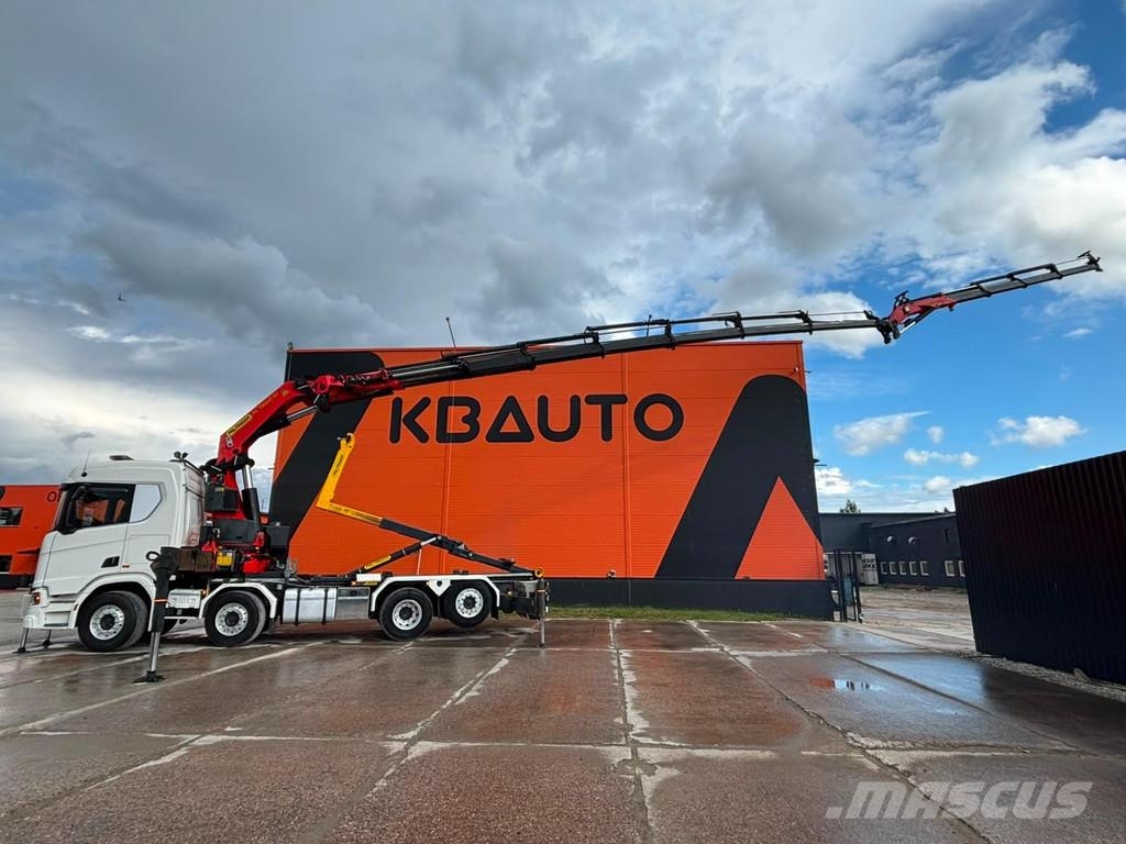 Scania R 580 8x2*6 PK 78002 + JIB / PALFINGER T15 ton / L شاحنات الرافعات