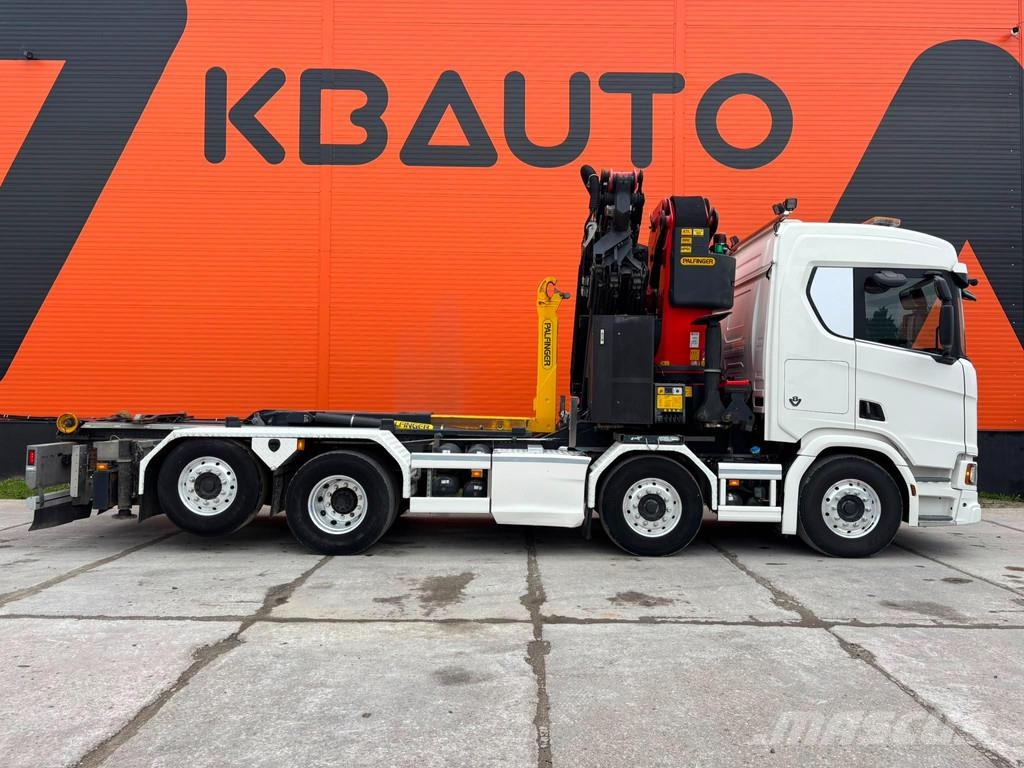 Scania R 580 8x2*6 PK 78002 + JIB / PALFINGER T15 ton / L شاحنات الرافعات