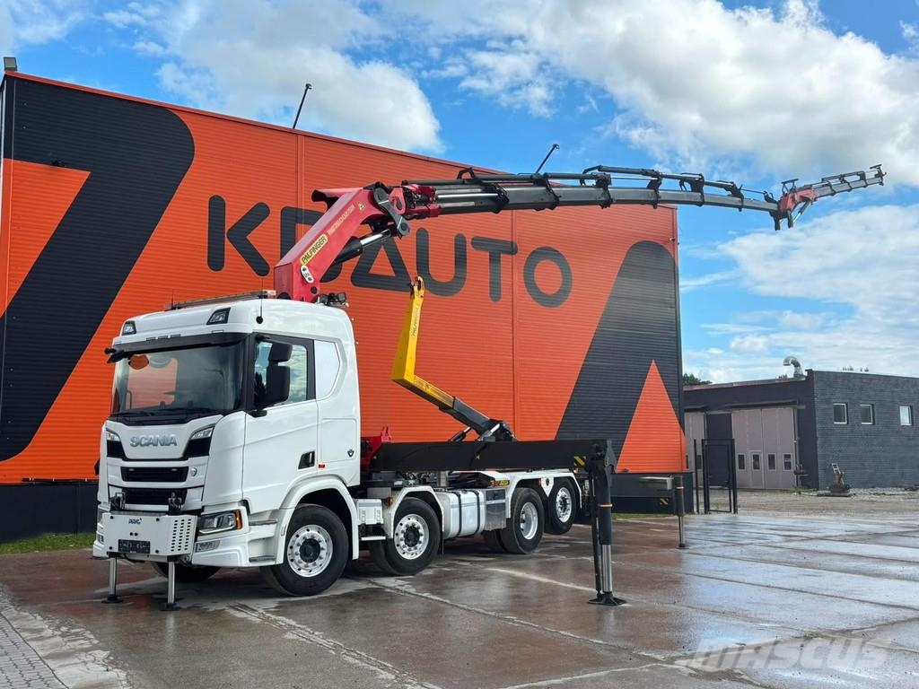 Scania R 580 8x2*6 PK 78002 + JIB / PALFINGER T15 ton / L شاحنات الرافعات