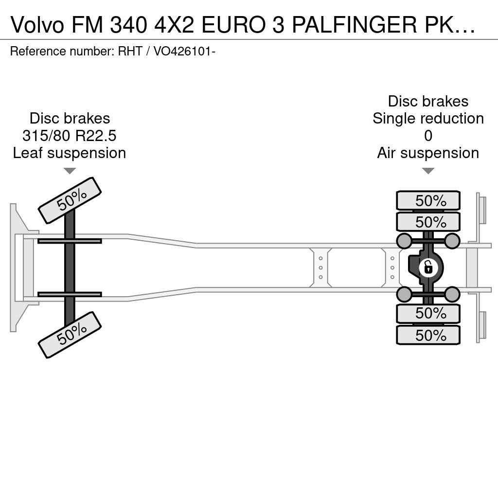 Volvo FM 340 4X2 EURO 3 PALFINGER PK16000 + REMOTE CONTR Kranen voor alle terreinen