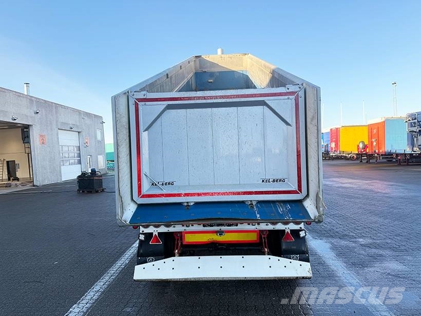 Kel-Berg Tipper / Alukastenmulde Kipper 37m3 Semi-reboques basculantes