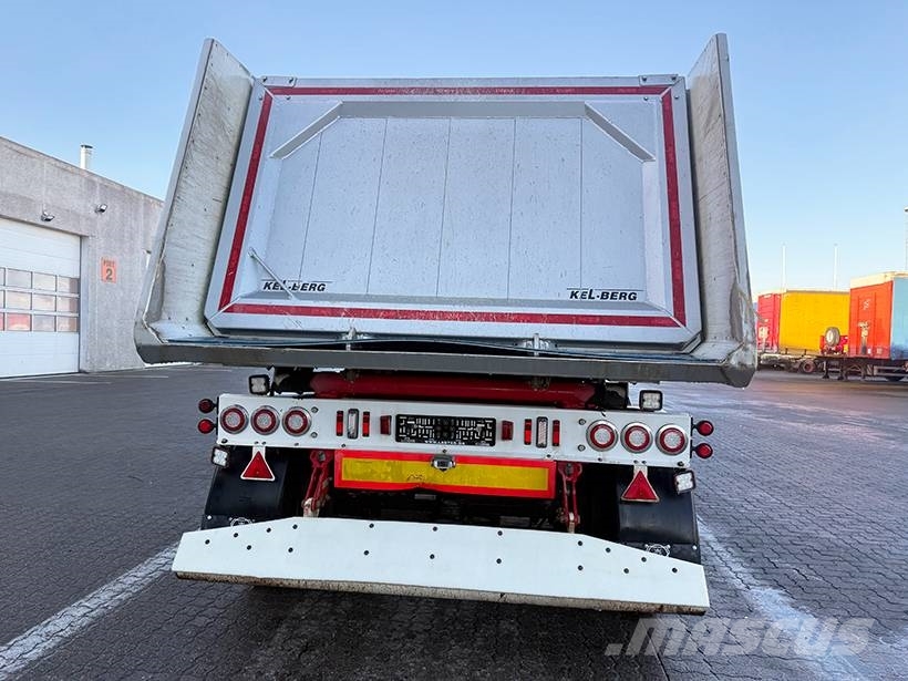 Kel-Berg Tipper / Alukastenmulde Kipper 37m3 Semi-reboques basculantes