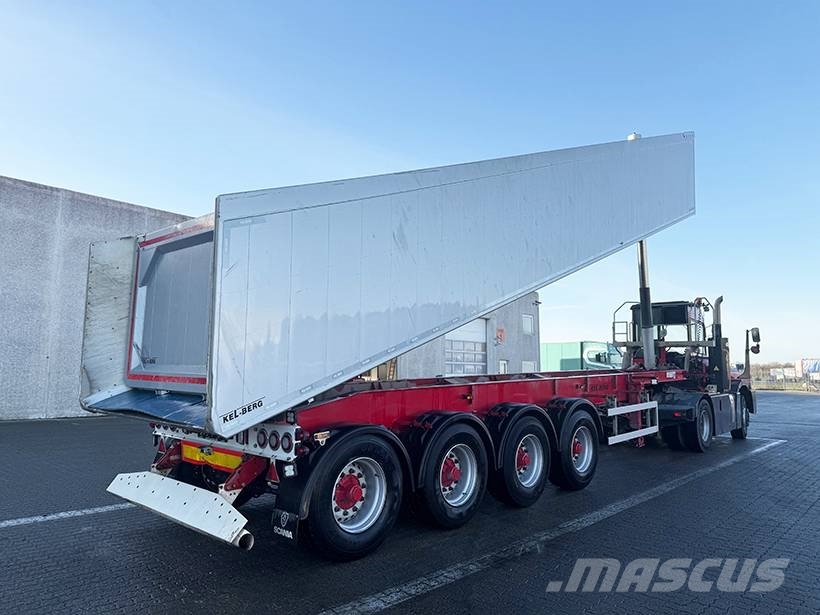 Kel-Berg Tipper / Alukastenmulde Kipper 37m3 Semi-reboques basculantes