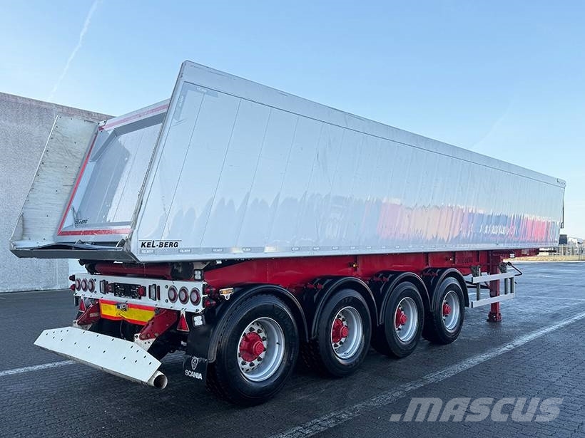 Kel-Berg Tipper / Alukastenmulde Kipper 37m3 Semi-reboques basculantes