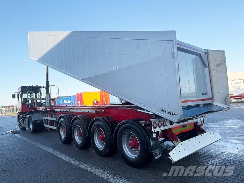 Kel-Berg Tipper / Alukastenmulde Kipper 37m3 Semi-reboques basculantes