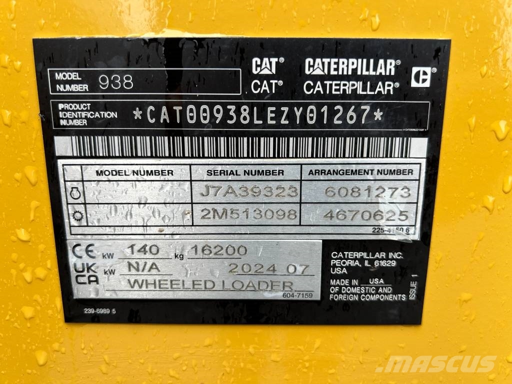 CAT 938 NG Ładowarki kołowe