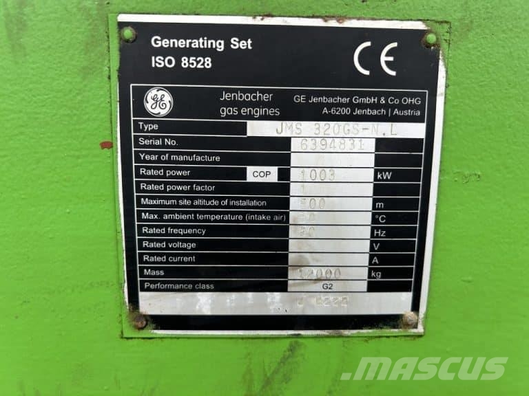  Jenbacher J320 GS-S-04 Gas generatoren
