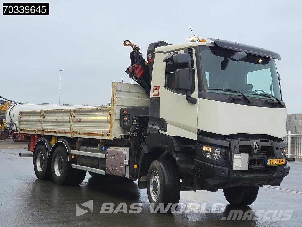 Renault K 460 K 6X6 HIAB X-HIDUO 188 Remote Full Steel Big 平ボディー
