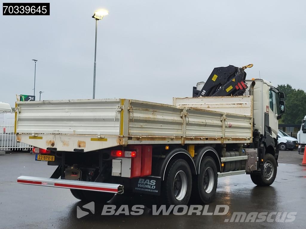 Renault K 460 K 6X6 HIAB X-HIDUO 188 Remote Full Steel Big 平ボディー