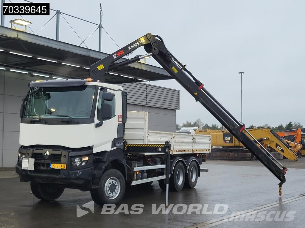 Renault K 460 K 6X6 HIAB X-HIDUO 188 Remote Full Steel Big 平ボディー