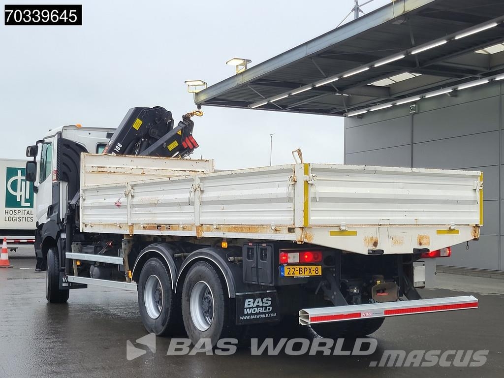 Renault K 460 K 6X6 HIAB X-HIDUO 188 Remote Full Steel Big 平ボディー