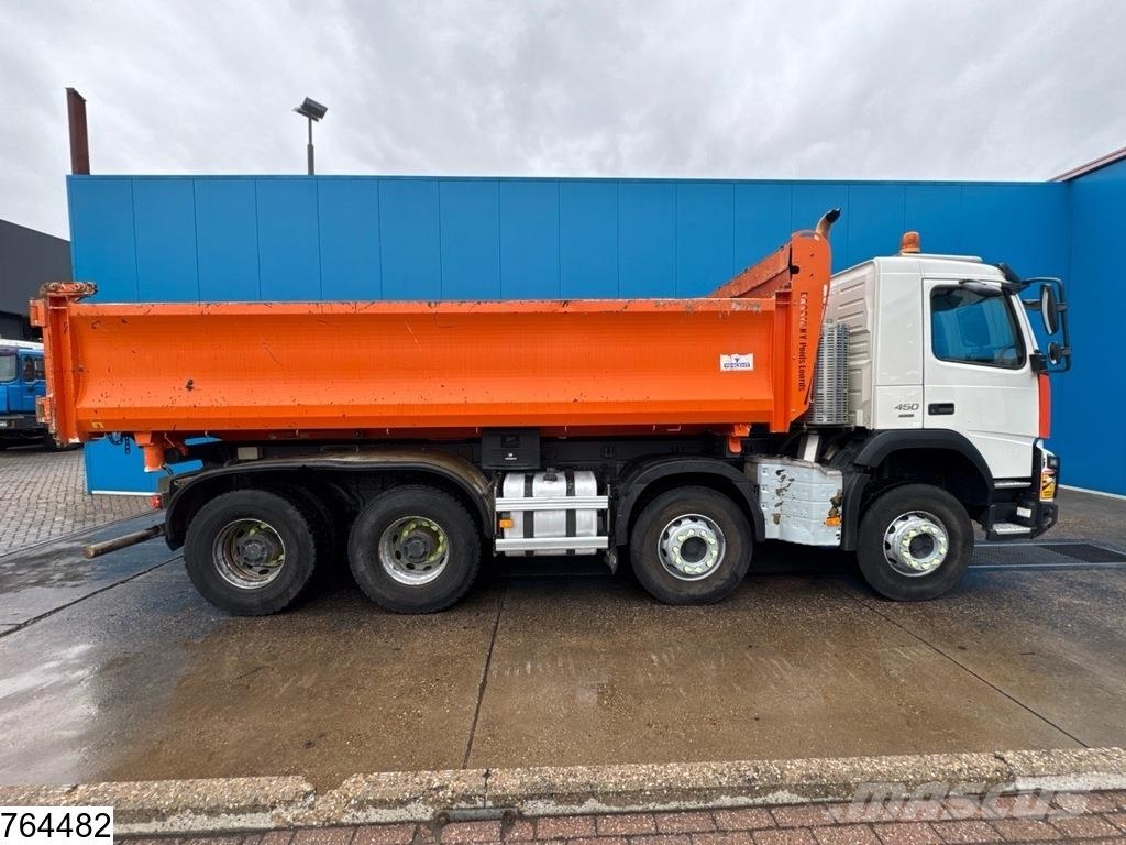Volvo FMX 450 8x4, Euro 6, hub reduction, Bibenne Kipper