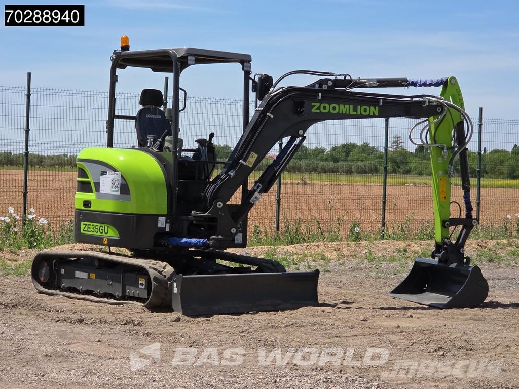 Zoomlion ZE35 GU Garantía de fábrica - CW / 3 Cucharas - Ku حفارات صغيرة أقل من 7 طن (حفارات صغيرة)