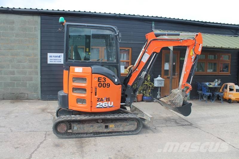 Hitachi ZX 26 U Міні-екскаватори < 7т