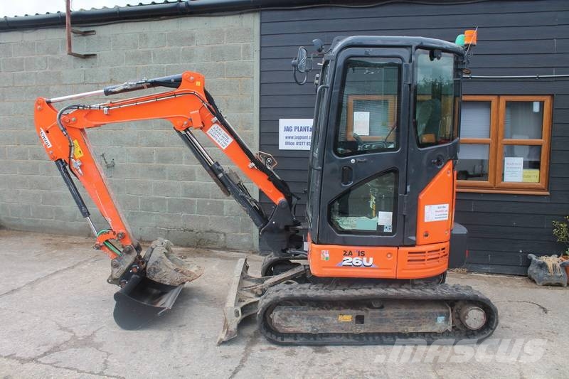 Hitachi ZX 26 U Міні-екскаватори < 7т