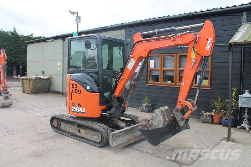 Hitachi ZX 26 U Міні-екскаватори < 7т