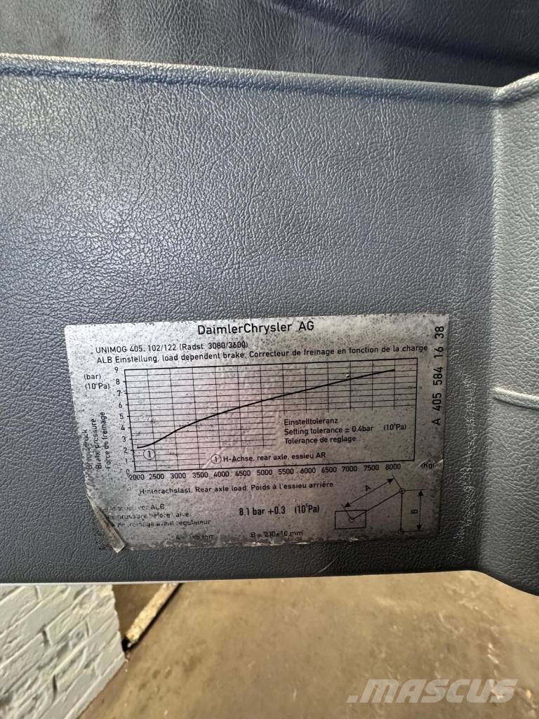 Mercedes-Benz U 400 Arbeitsfahrzeuge