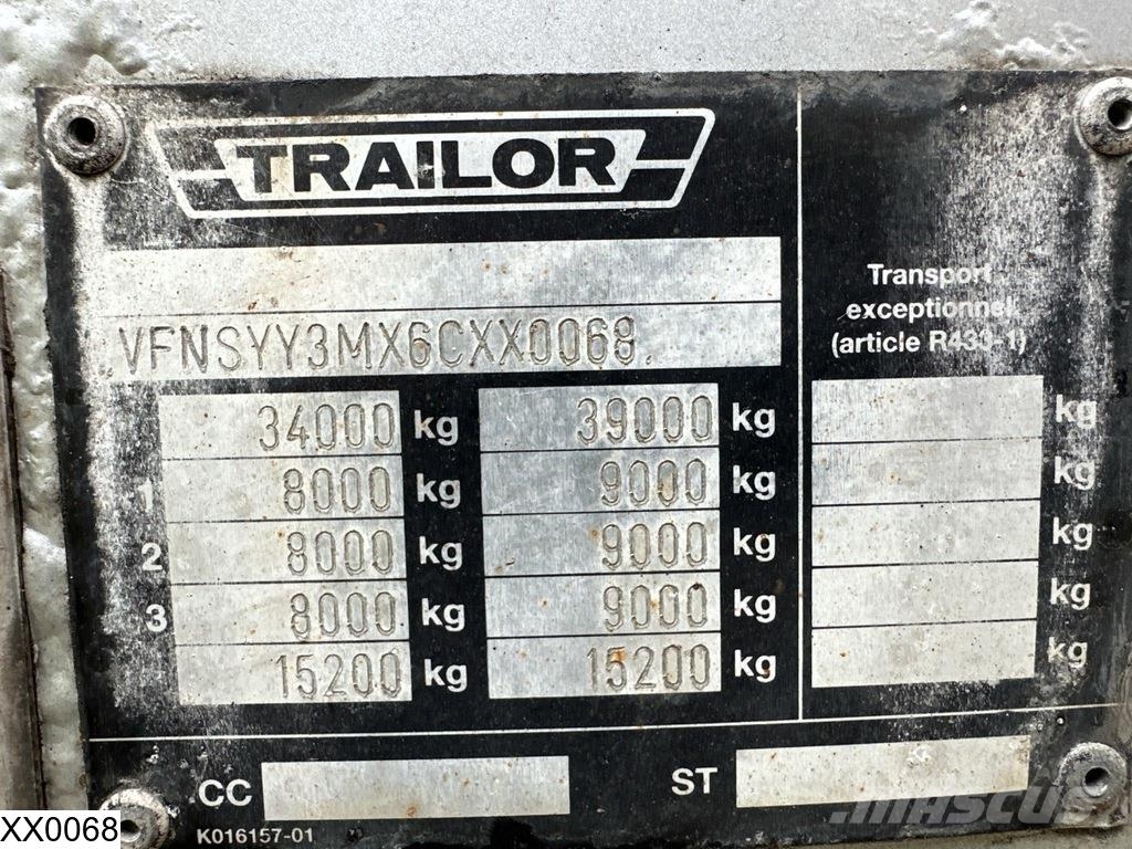 Trailor Fuel 40119 Liter, 7 Compartments Tanker semi-trailers