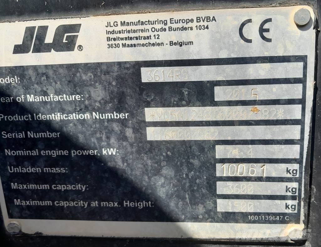 JLG 3614 RS Teleskoplæssere