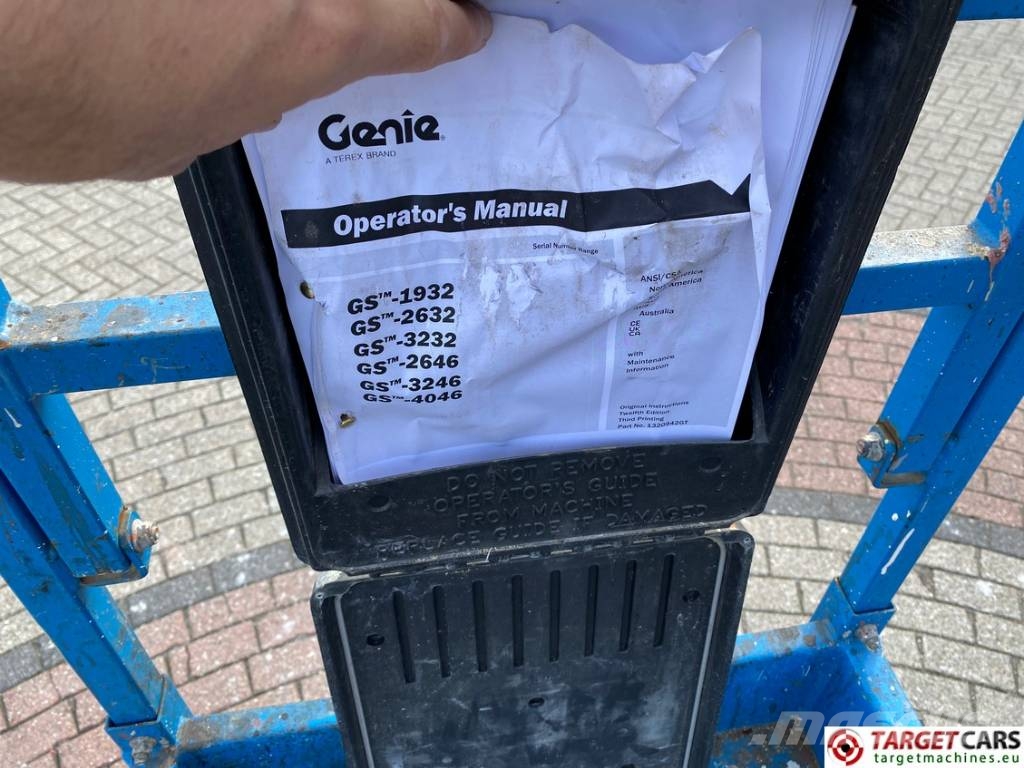 Genie GS-1932 E-Drive Electric Scissor Work Lift 779cm Käärtõstukid