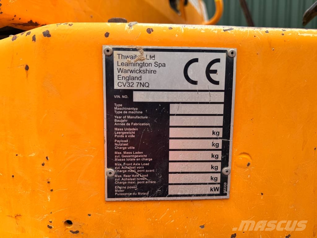 Thwaites MACH 2298 9 Ton Swivel Dumper Vehículos compactos de volteo