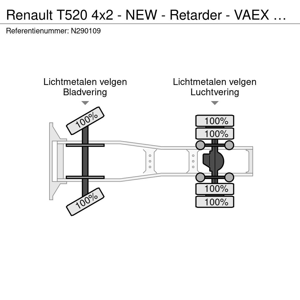 Renault T520 4x2 - NEW - Retarder - VAEX Edition - Night c Trækkere
