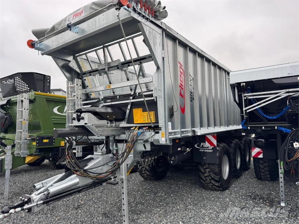Fliegl ASW 381 + ÜLS ماكينات زراعية - غير ذلك