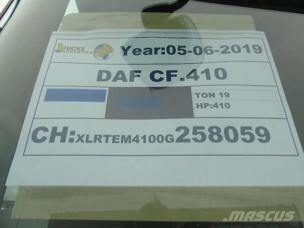 DAF CF 410 + APK 21-08-2026 Prime Movers