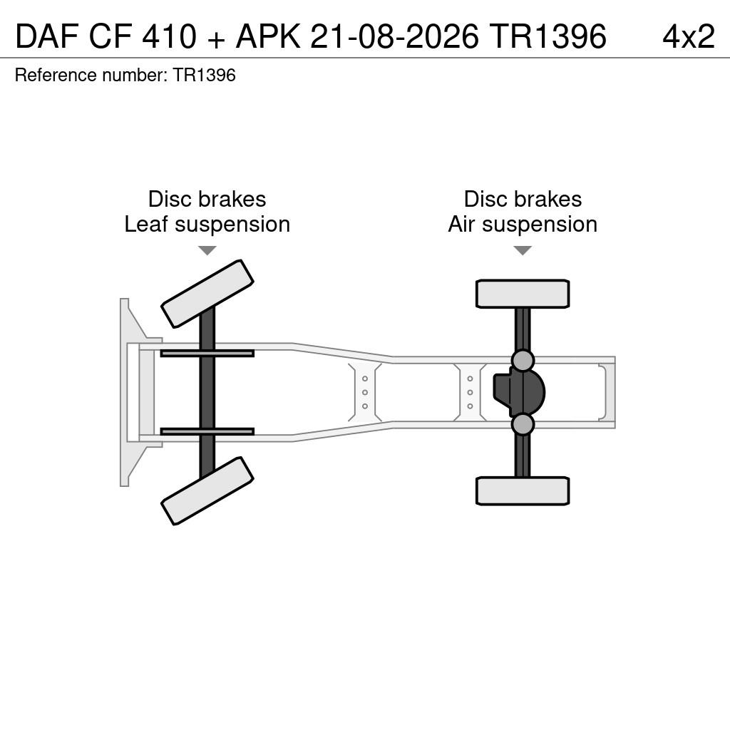 DAF CF 410 + APK 21-08-2026 Prime Movers