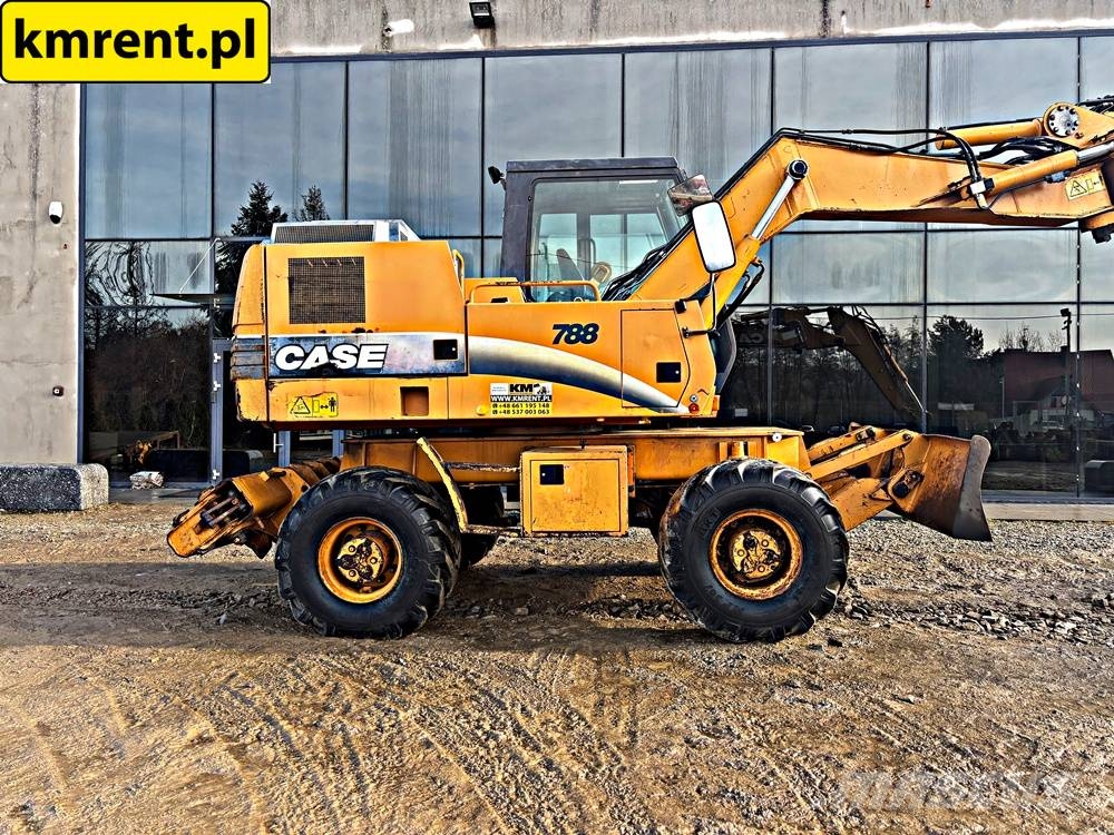 CASE 788-P KOPARKA KOŁOWA 2001R. | KOMATSU VOLVO 160 18 Bagri na kolesih