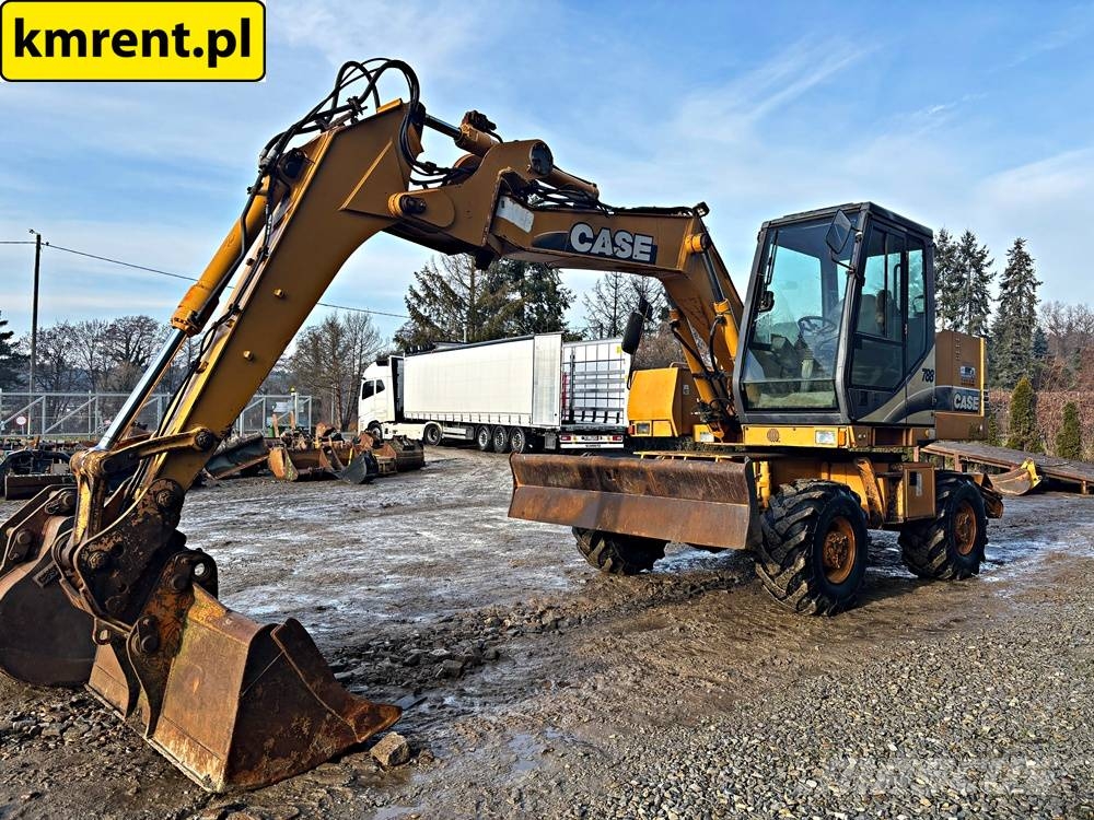 CASE 788-P KOPARKA KOŁOWA 2001R. | KOMATSU VOLVO 160 18 Bagri na kolesih